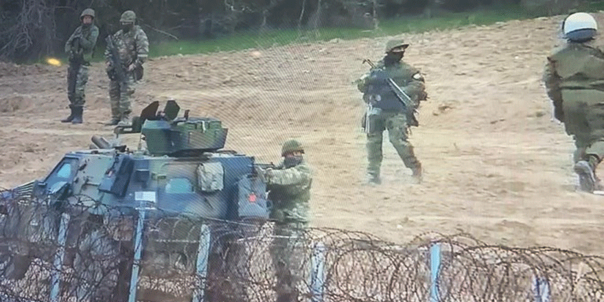 Yunan askerleri sınırda rastgele ateş açıyor