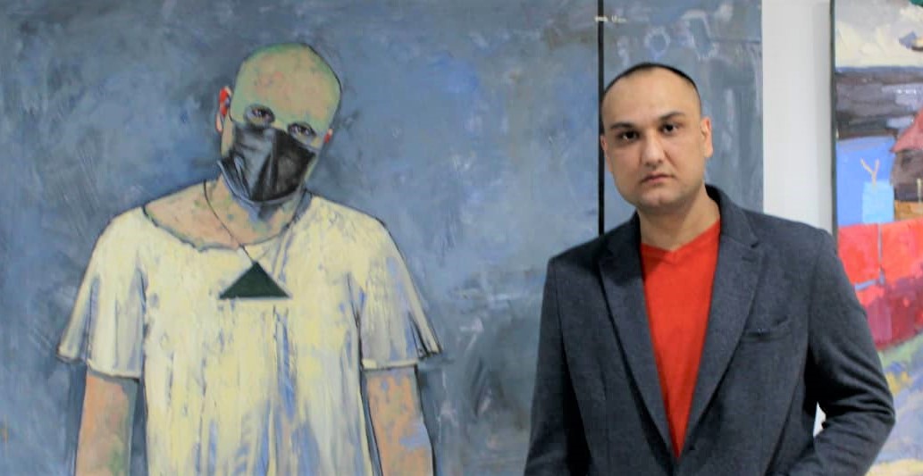 Mirmukhamedov, koronavirüs ile mücadeleye destek için sanatını tuvale yansıttı
