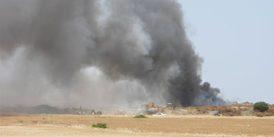 İskele’de yangın kısmi olarak kontrol altına alındı