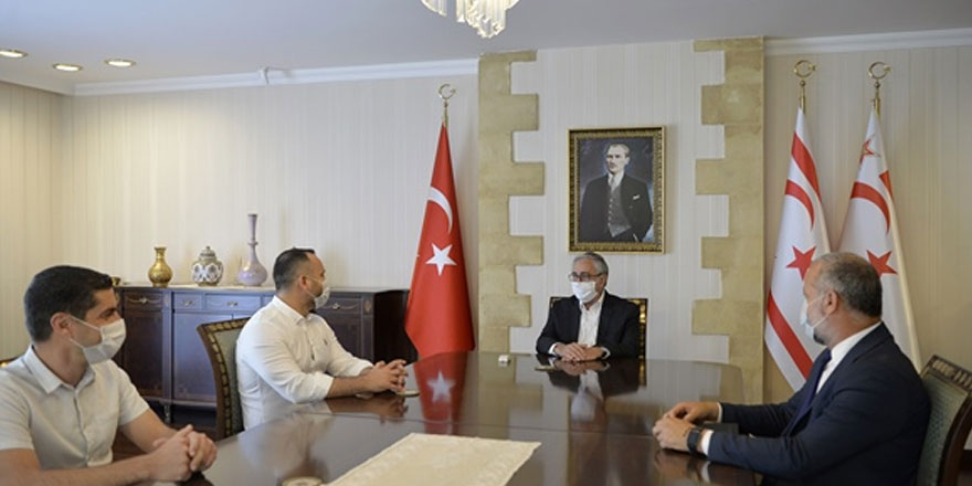 Akıncı, KTAMS heyetini kabul etti