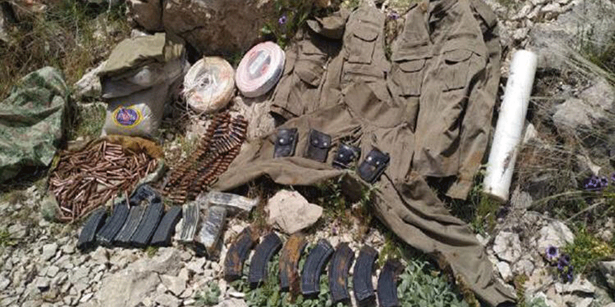 Diyarbakır'da PKK'nın lav silahı ve uyuşturucu ele geçirildi