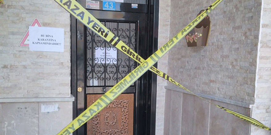 Konya'da 2 apartman Kovid-19 tedbirleri kapsamında karantinaya alındı