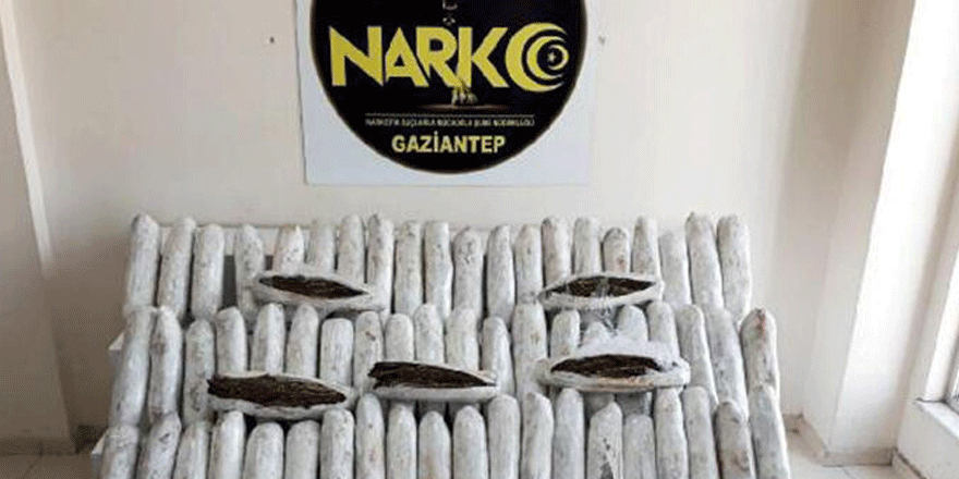 Kamyon zulasından 83 kilo esrar çıktı