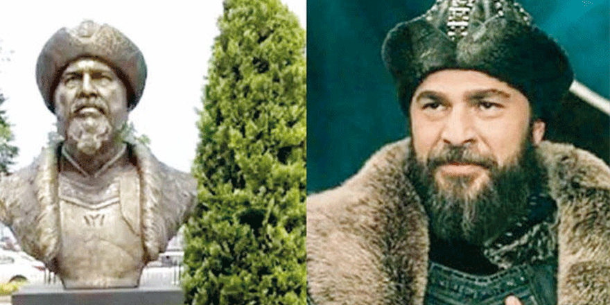 Yanlış Ertuğrul Gazi büstü iki müdürle birlikte gitti