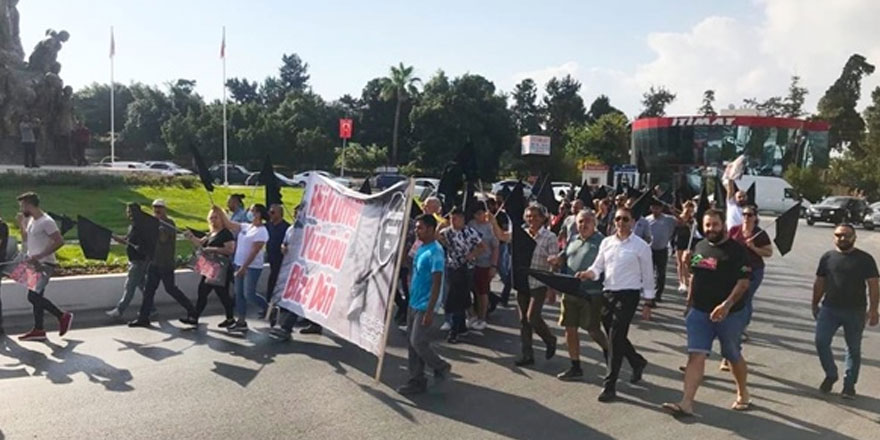 Birleşik Eylem Komitesi Gazimağusa’da da eylem yaptı