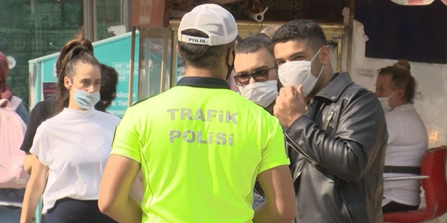 İki günde 7 bin 17 kişiye maske cezası