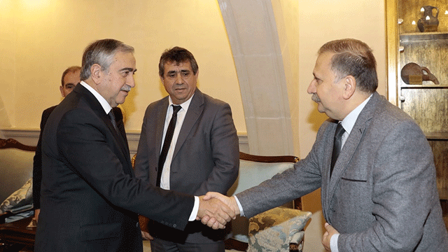 Cumhurbaşkanı Akıncı, 6 sendikanın yetkilileriyle görüştü