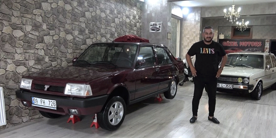 Fabrikadan çıktığı gibi duruyor: 1997 model otomobil 70 bin liraya satıldı