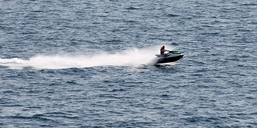Türkiye’den jet skiyle geldi!