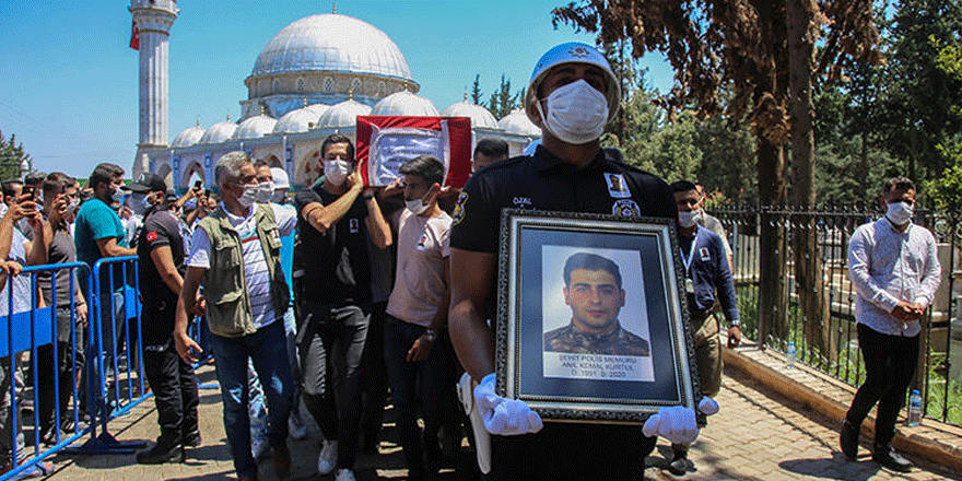 Siirt'te şehit düşen Anıl Kemal Kurtul son yolculuğuna uğurlandı