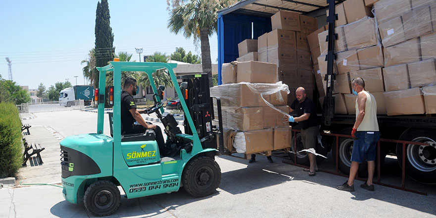 Tıbbi malzemeler geldi