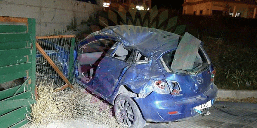 Beton sete çarptı, 1 ölü