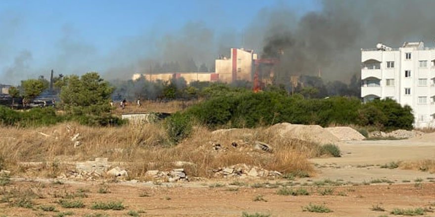 Domuzcular Burnunda yangın