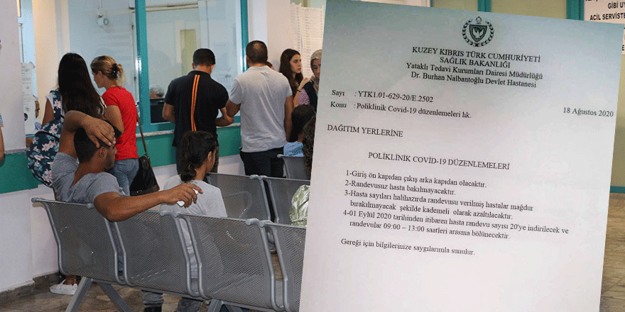 Randevu sayısı 30’dan 20’ya düştü