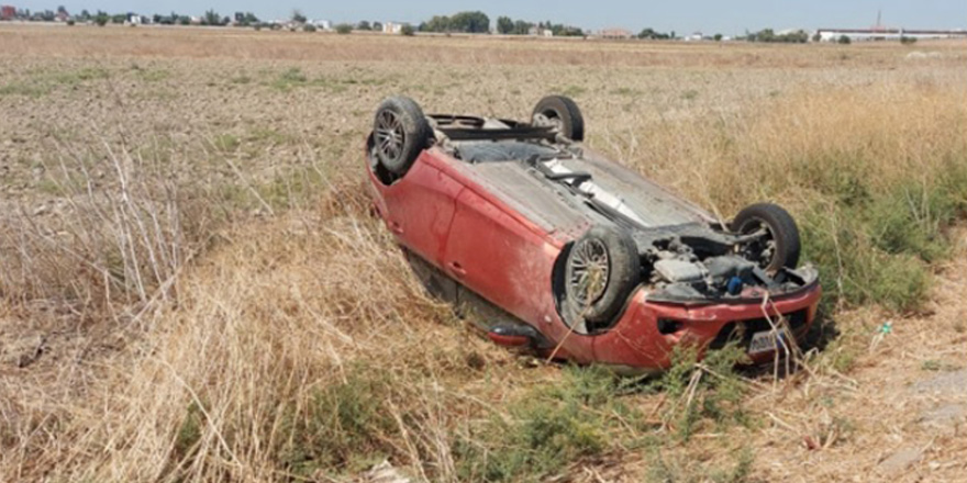 Mağusa yolunda kaza: 2 yaralı