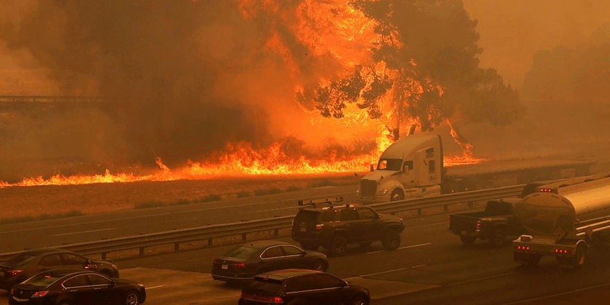 California'da 8 bin kilometrekare alan yandı, rekor kırıldı