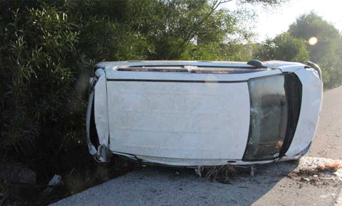 Takla attı, sürüklendi