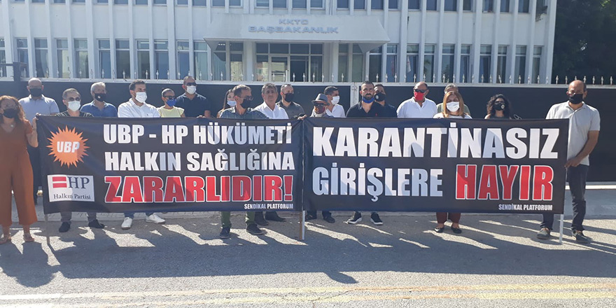 "Karantinasız girişlere HAYIR"