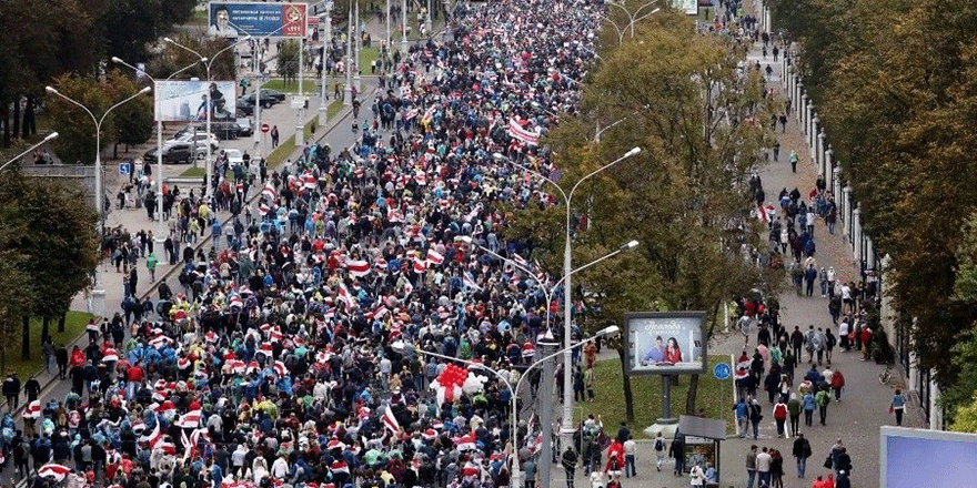 Belarus’ta Lukaşenko karşıtı protestolar 7. haftasında