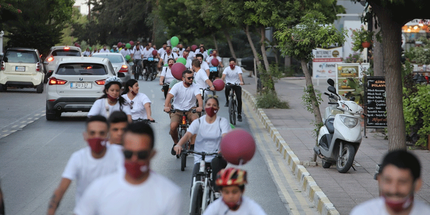 Gençler Girne’de de pedalları ‘ileri’ye çevirdi