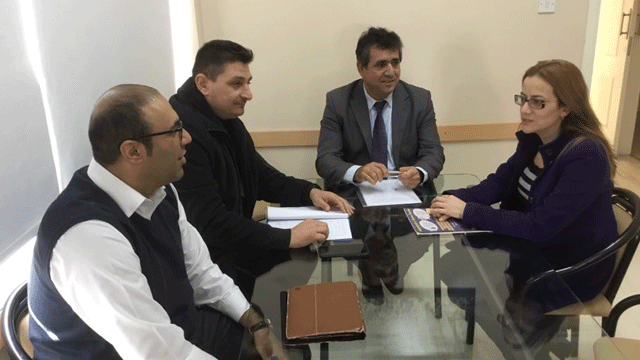 Derya ile Altıok KTÖS’ü ziyaret etti