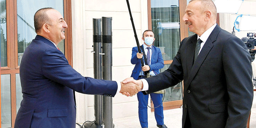 Çavuşoğlu: Yanınızdayız ; Aliyev: Müteşekkiriz