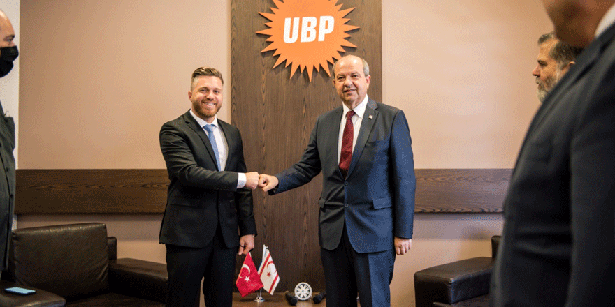 Rauf Denktaş’tan Ersin Tatar’a destek ziyareti