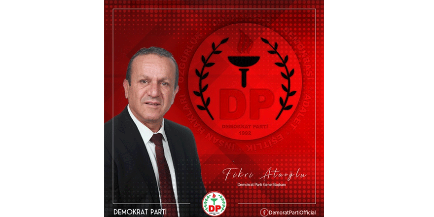DP Genel Başkanı Ataoğlu, Ersin Tatar’a başarılar diledi