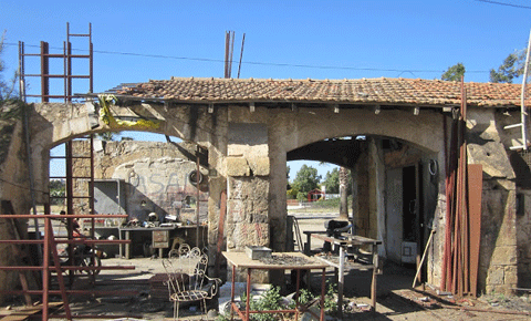 Güzelyurt Tren İstasyonunda'da restorasyon başladı