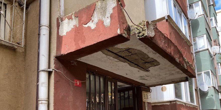 Kartal'da riskli binalarda deprem korkusu ile yaşıyorlar