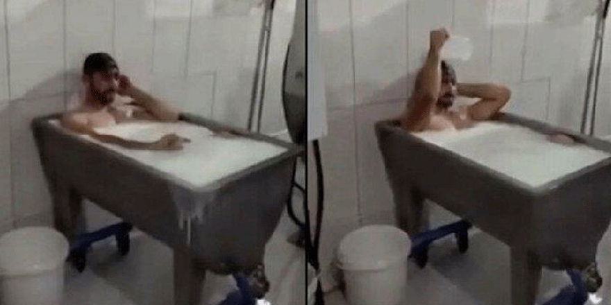 'Süt banyosu'na iki tutuklama