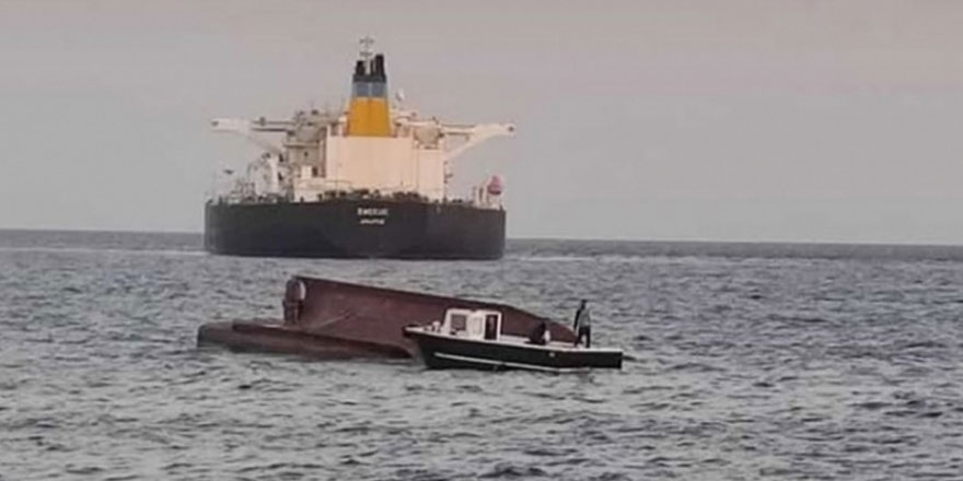 Yunan tankeri ile Türk balıkçı teknesi çarpıştı