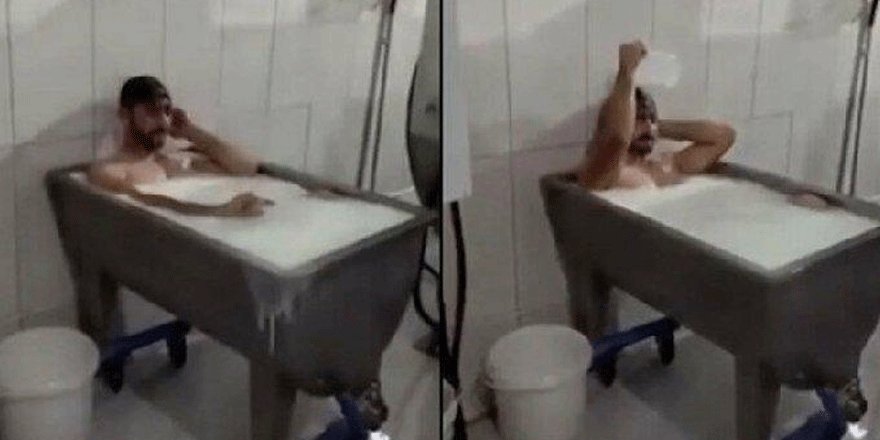 Süt toplama merkezinde süt banyosu yapan işçiler serbest bırakıldı