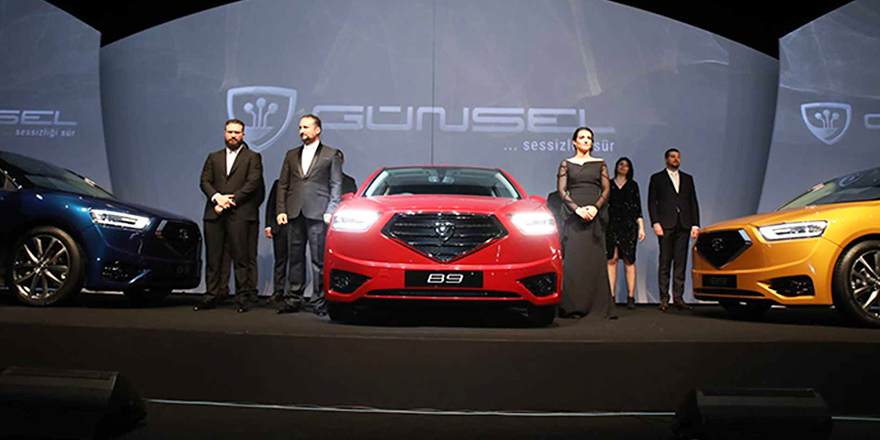 KKTC’nin yerli otomobili "Günsel" Türkiye'ye gidiyor