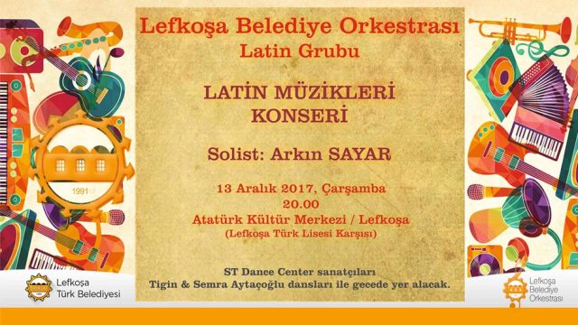 Lefkoşa Belediye Orkestrası Latin Grubu Çarşamba akşamı konser verecek