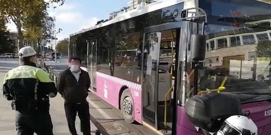 Coronalı şoför belediye otobüsü kullanırken yakalandı