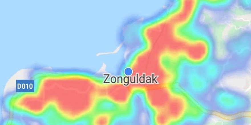 Zonguldak'ta corona virüs haritası kızardı