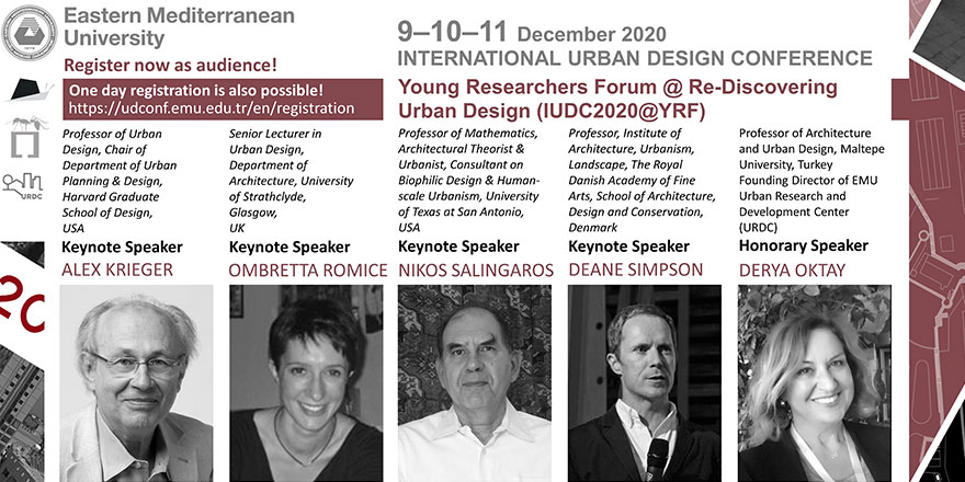 DAÜ mimarlık bölümü ve DAÜ KENT-AG uluslararası kentsel dizayn konferansı düzenleyecek