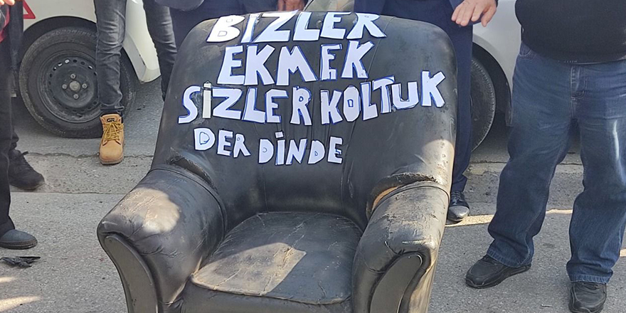 Şöfor Okulları Birliği araçlı eylem yapıyor..