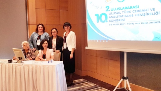 YDÜ Sağlık Bilimleri Fakültesi 2. Uluslararası &10.Ulusal Türk Cerrahi ve Ameliyathane Hemşireliği Kongresinde temsil edildi