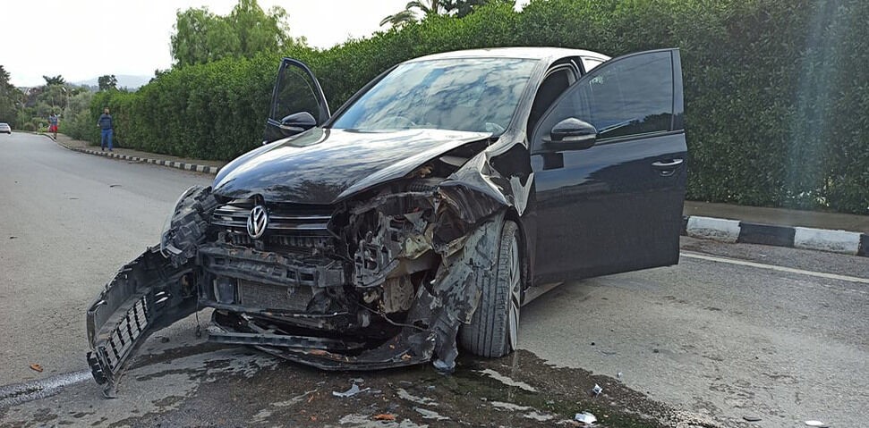 Gemikonağı'nda kaza: Biri bebek iki kişi yaralandı