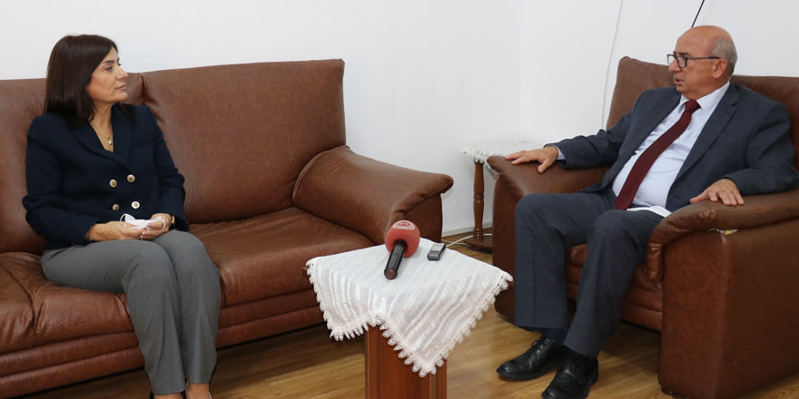 TDP Başkanı Özyiğit, BRTK müdürü Özkurt’u kabul etti