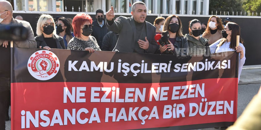 TÜK çalışanları grev ve eylem başlattı