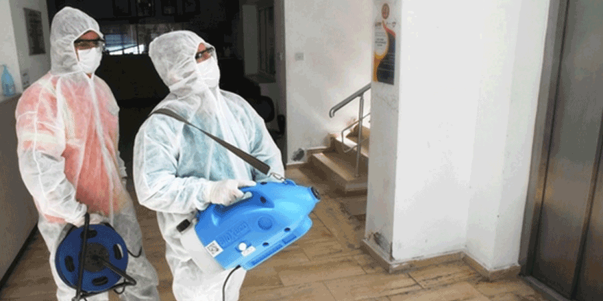 Girne Belediyesi okulları dezenfekte etti