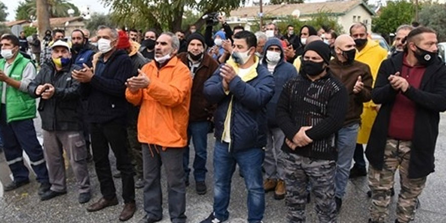 Güneyde çalışan Kıbrıslı Türkler eyleme gidiyor