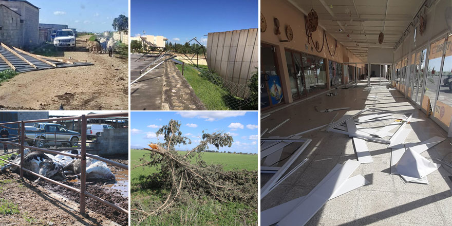 Fırtına birçok bölgeyi olumsuz etkiledi