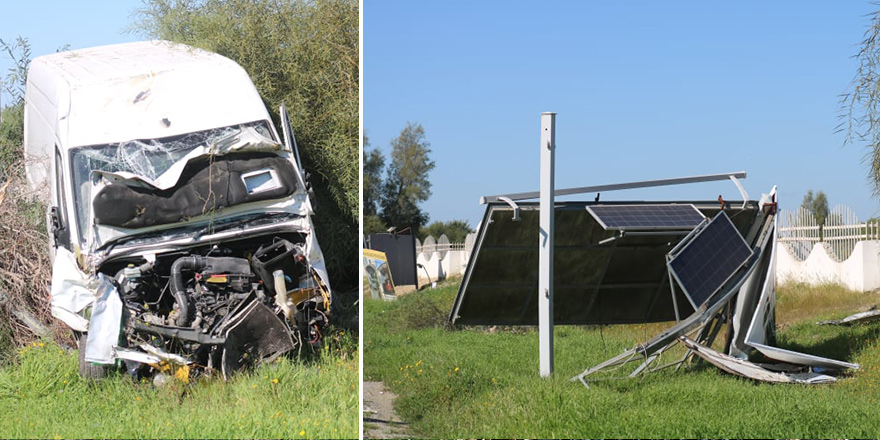 Trafik kazasında 52 yaşındaki Şükrü Güvercin yaralandı