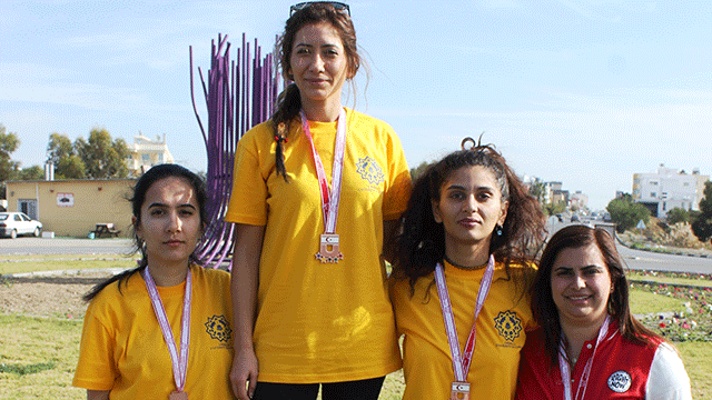 KAÜ Bisiklet Yarışı'nda 3. oldu