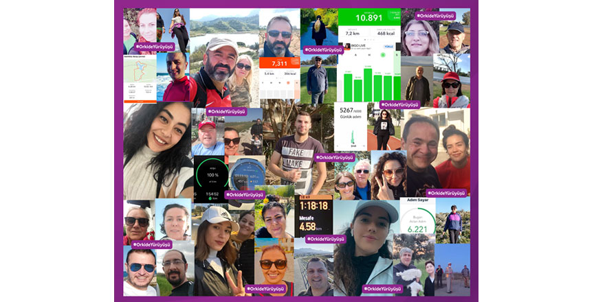 Orkide yürüyüşü bu yıl dijital ortamda yapıldı