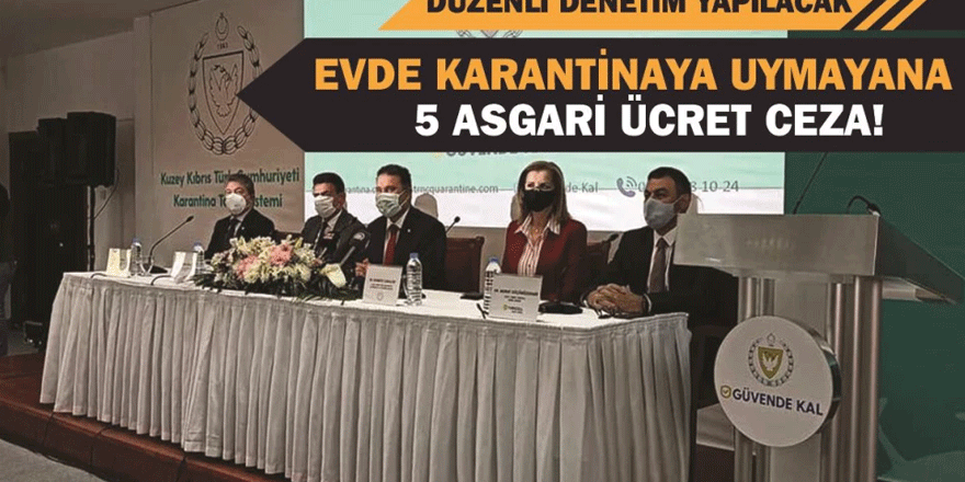 'Ev karantinası takip sistemi' tanıtıldı